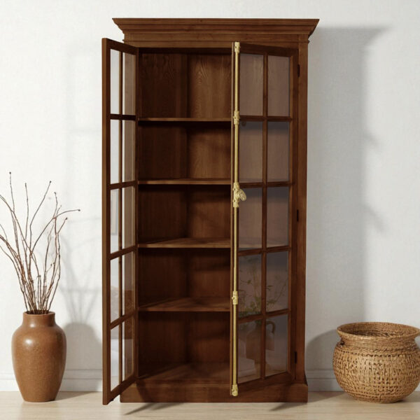 KL-1804H (4) The Attic Oregon Bookshelf Honey