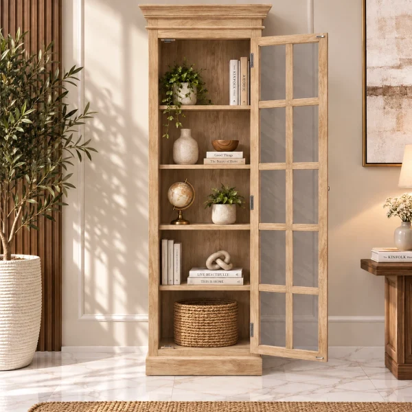The Attic Oregon Bookshelf Small I Natural Matte Finish
