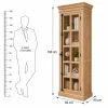 The Attic Oregon Bookshelf Small I Natural Matte Finish