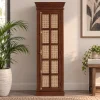 KL-2282HC (1) The Attic Oregon Bookshelf Small | Honey Matte Cane Finish