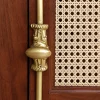 KL-2282HC (4) The Attic Oregon Bookshelf Small | Honey Matte Cane Finish