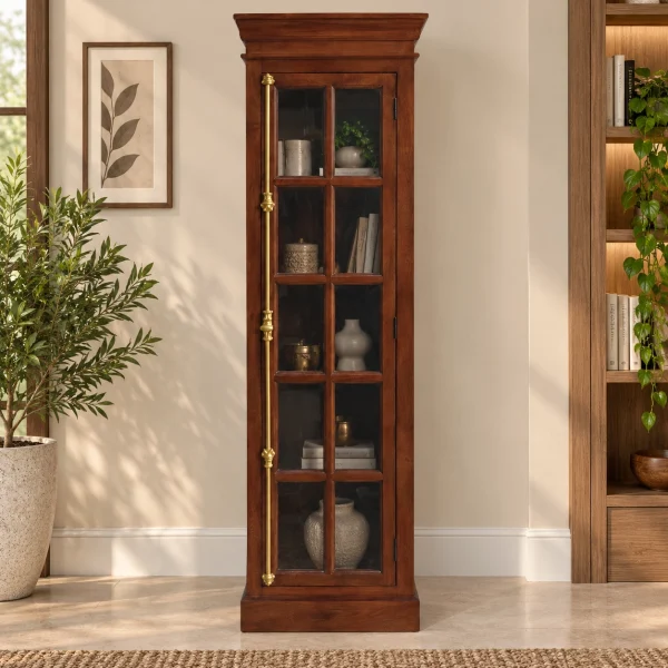 KL-2282HG (1) The Attic Oregon Bookshelf Small | Honey Matte Finish