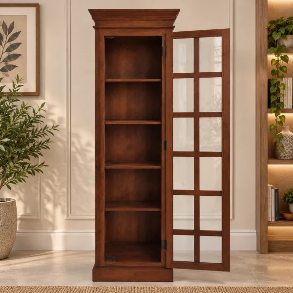 KL-2282HG (3) The Attic Oregon Bookshelf Small | Honey Matte Finish