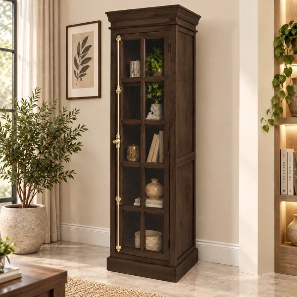 KL-2282W (2) The Attic Oregon Bookshelf Small | Walnut Matte Finish