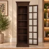 KL-2282W (7) The Attic Oregon Bookshelf Small | Walnut Matte Finish