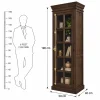KL-2282W (8) The Attic Oregon Bookshelf Small | Walnut Matte Finish