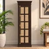 KL-2282WC (1) The Attic Oregon Bookshelf Small | Walnut Cane Matte Finish