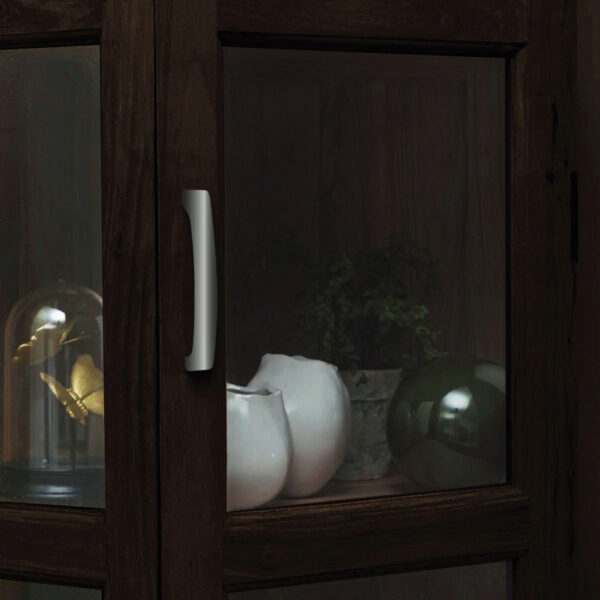 The Attic Ines Multipurpose Cabinet - Solid Mango Wood Bookshelf and Kitchen Cabinet with Walnut Matte Finish