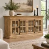 KL-2283 (2) The Attic Oregon Sideboard | Natural Finish With Glass