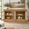 KL-2283 (5) The Attic Oregon Sideboard | Natural Finish With Glass
