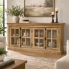 KL-2283 (7) The Attic Oregon Sideboard | Natural Finish With Glass