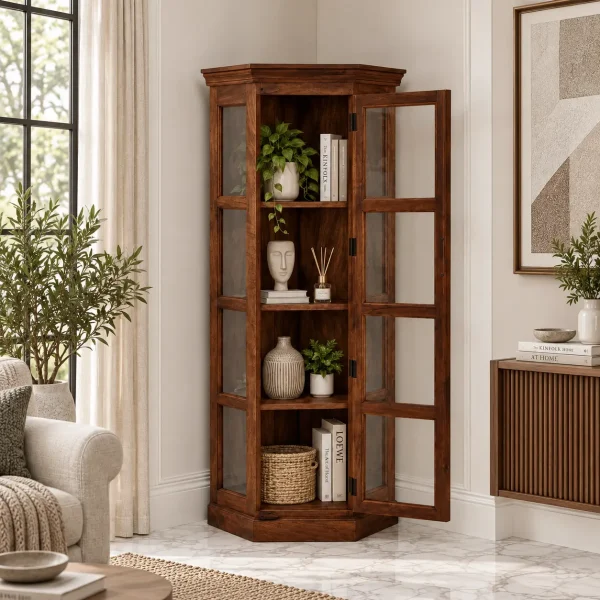 The Attic Ines Multipurpose Cabinet , Honey Matte Finish