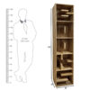 The Attic Natural Tall Bookshelf
