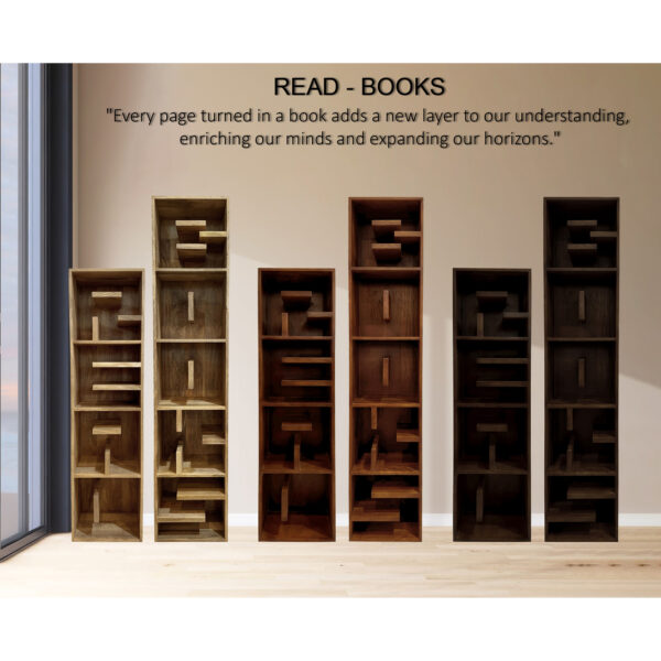 The Attic Walnut Tall Bookshelf