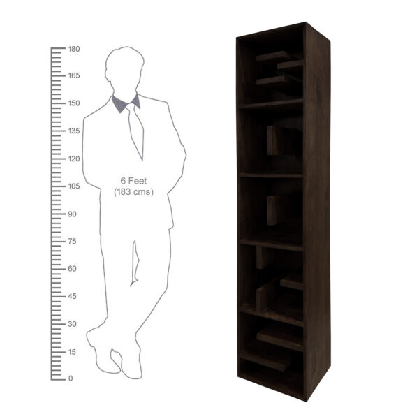 The Attic Walnut Tall Bookshelf