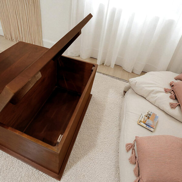 The Attic Square Coffee Table: Honey