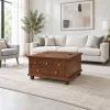 The Attic Square Coffee Table: Honey
