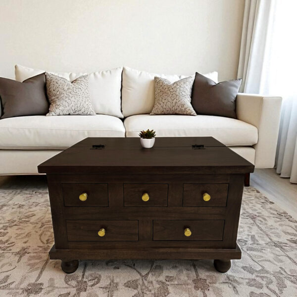 The Attic Square Coffee Table: Walnut