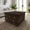 The Attic Square Coffee Table: Walnut