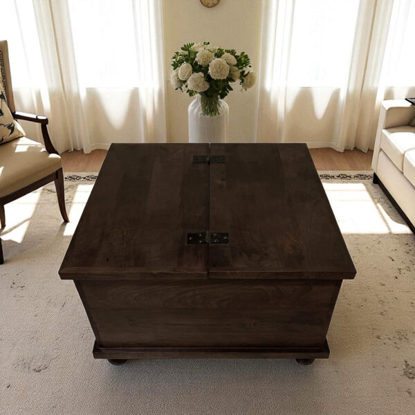 The Attic Square Coffee Table: Walnut