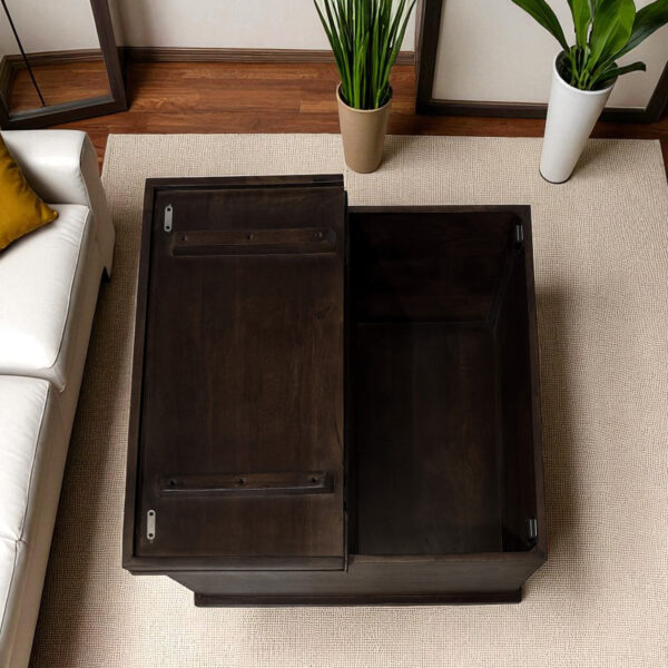 The Attic Square Coffee Table: Walnut