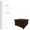 The Attic Square Coffee Table: Walnut