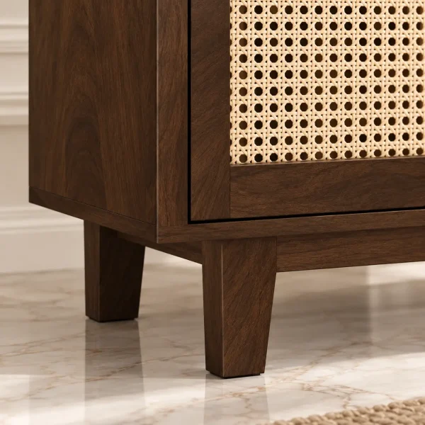 The Attic Roman Sideboard Walnut|Walnut Matte Finish