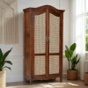 KL-118HC (2) The Attic Catania Kitchen Cabinet|Honey Matte Finish Cane