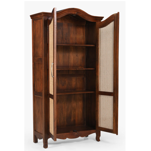 The Attic Catania Kitchen Cabinet|Honey Matte Finish Cane