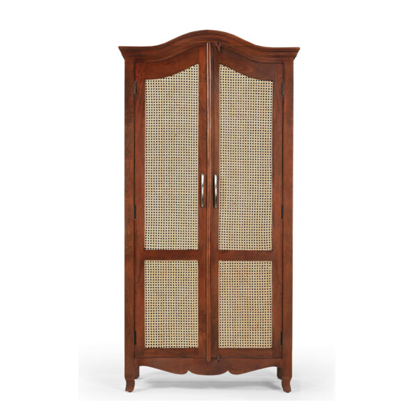 The Attic Catania Kitchen Cabinet|Honey Matte Finish Cane
