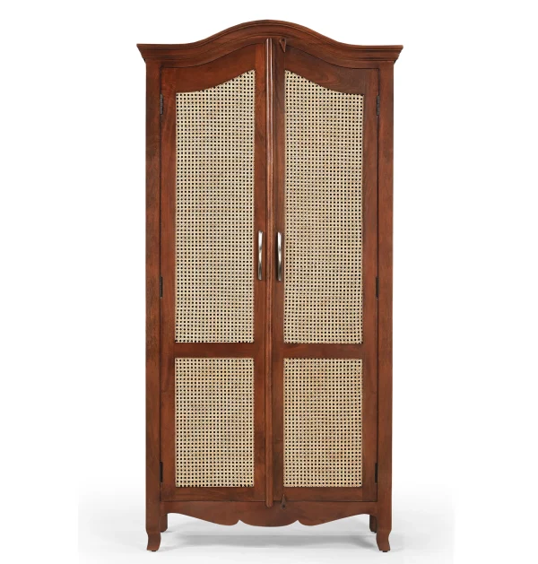 KL-118HC (5) The Attic Catania Kitchen Cabinet|Honey Matte Finish Cane