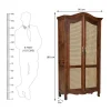 KL-118HC (8) The Attic Catania Kitchen Cabinet|Honey Matte Finish Cane