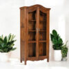 The Attic Catania Kitchen Cabinet|Multipurpose Cabinet For Bedroom Living room study bar|Solid Wood Bookshelf/Kitchen Cabinet|Solid Mango Wood|HoneyMatte Finish