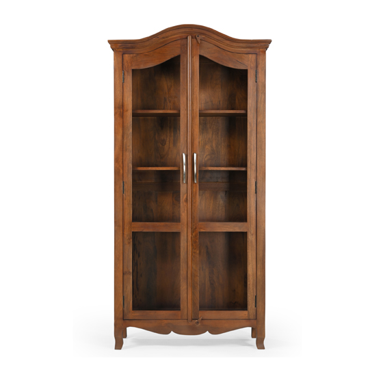 The Attic Catania Kitchen Cabinet|Multipurpose Cabinet For Bedroom Living room study bar|Solid Wood Bookshelf/Kitchen Cabinet|Solid Mango Wood|HoneyMatte Finish