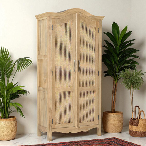The Attic Catania Kitchen Cabinet| Matte Finish Cane