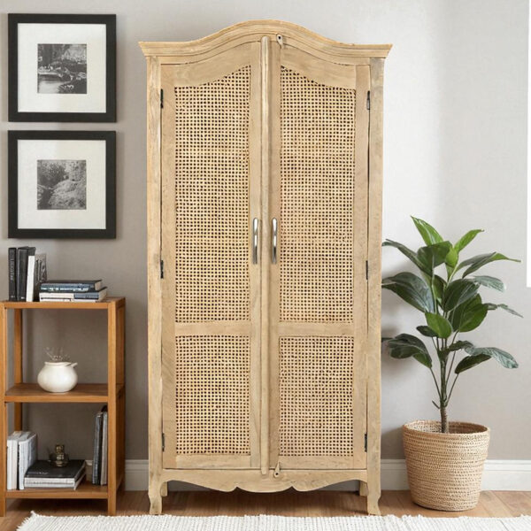 The Attic Catania Kitchen Cabinet| Matte Finish Cane