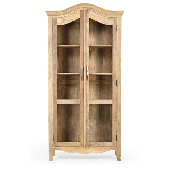 The Attic Catania Kitchen Cabinet|Multipurpose Cabinet For Bedroom Living room study bar|Solid Wood Bookshelf/Kitchen Cabinet|Solid Mango Wood|Natural Matte Finish