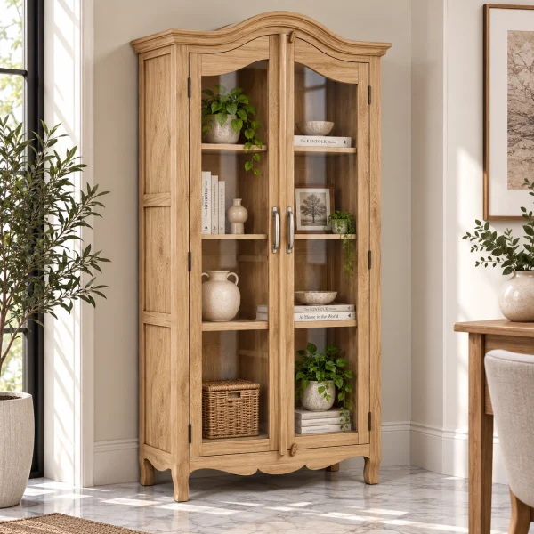 The Attic Catania Kitchen Cabinet|Natural Matte Finish