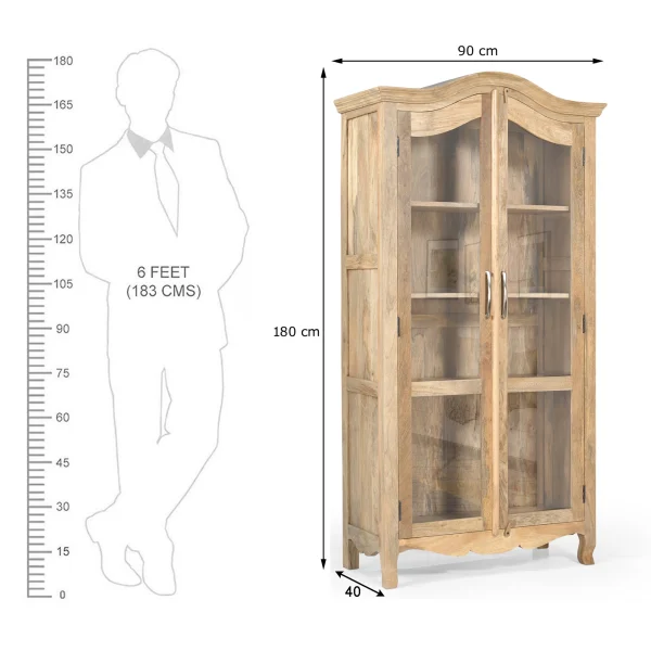 The Attic Catania Kitchen Cabinet|Natural Matte Finish