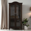 The Attic Catania Kitchen Cabinet|Walnut Matte Finish