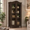 KL-118WG (2) The Attic Catania Kitchen Cabinet|Walnut Matte Finish
