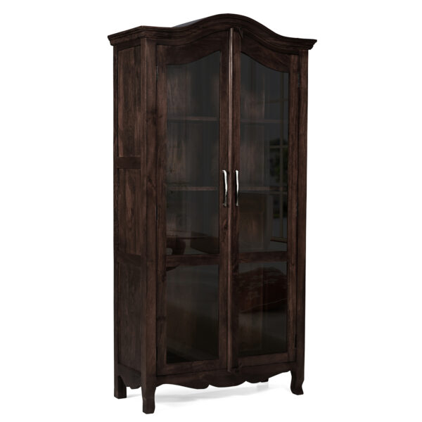 The Attic Catania Kitchen Cabinet|Walnut Matte Finish