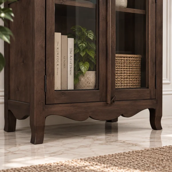 KL-118WG (4) The Attic Catania Kitchen Cabinet|Walnut Matte Finish