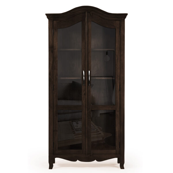 The Attic Catania Kitchen Cabinet|Walnut Matte Finish