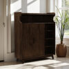 The Attic Ritz Shoerack|Walnut Matte Finish