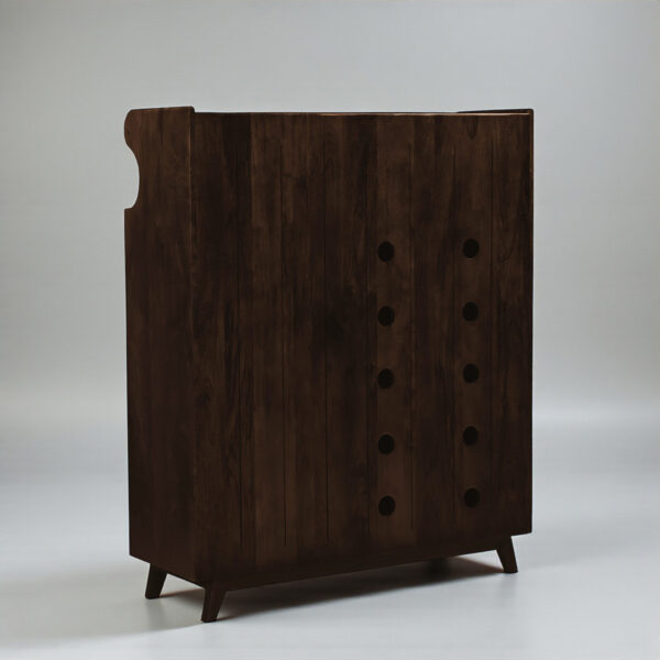 The Attic Ritz Shoerack|Walnut Matte Finish
