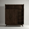 The Attic Ritz Shoerack|Walnut Matte Finish