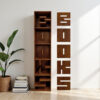 The Attic Ester Bookshelf |Honey Matte Finish