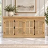 KL-2283C (1) The Attic Oregon Sideboard with Cane|Natural Matte Finish