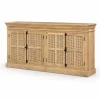 KL-2283C (3) The Attic Oregon Sideboard with Cane|Natural Matte Finish